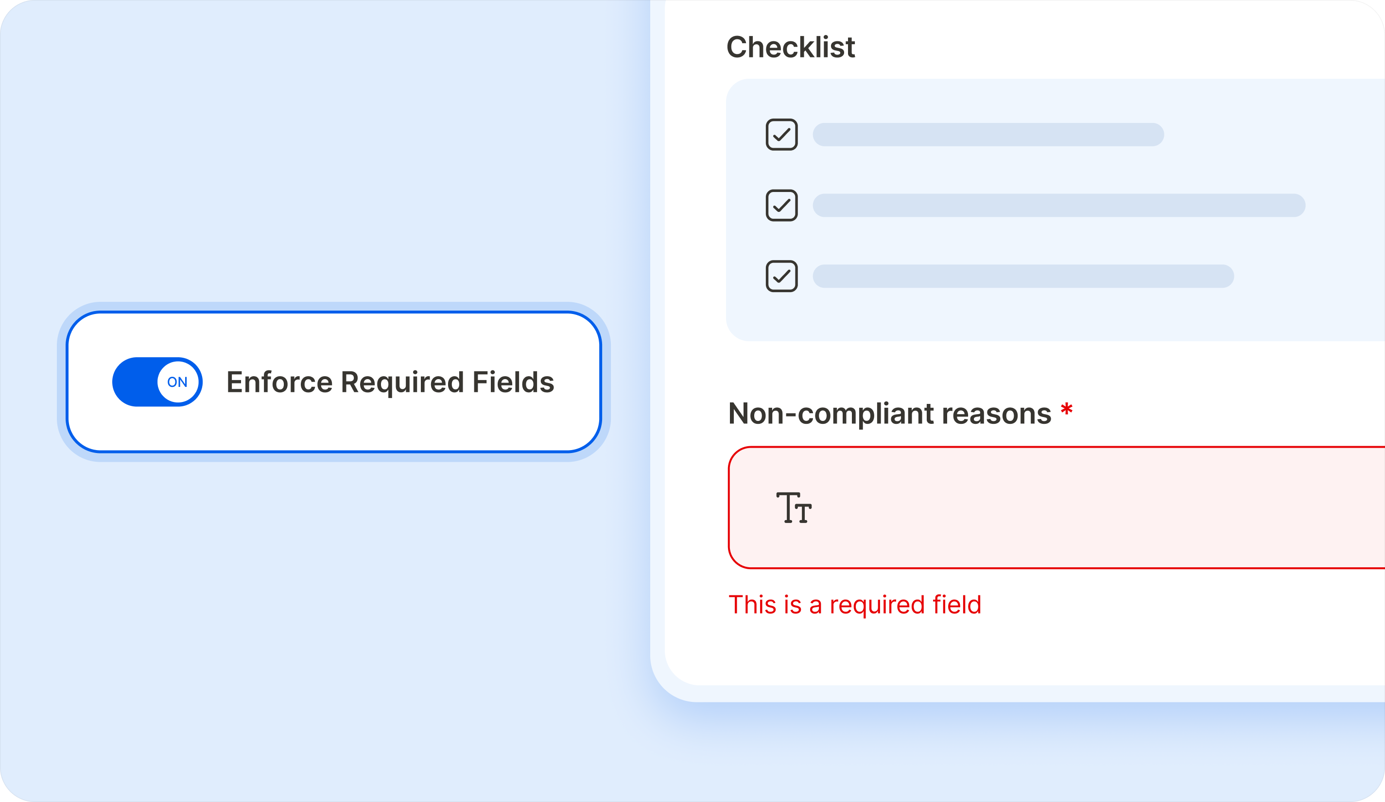 Mandatory Fields