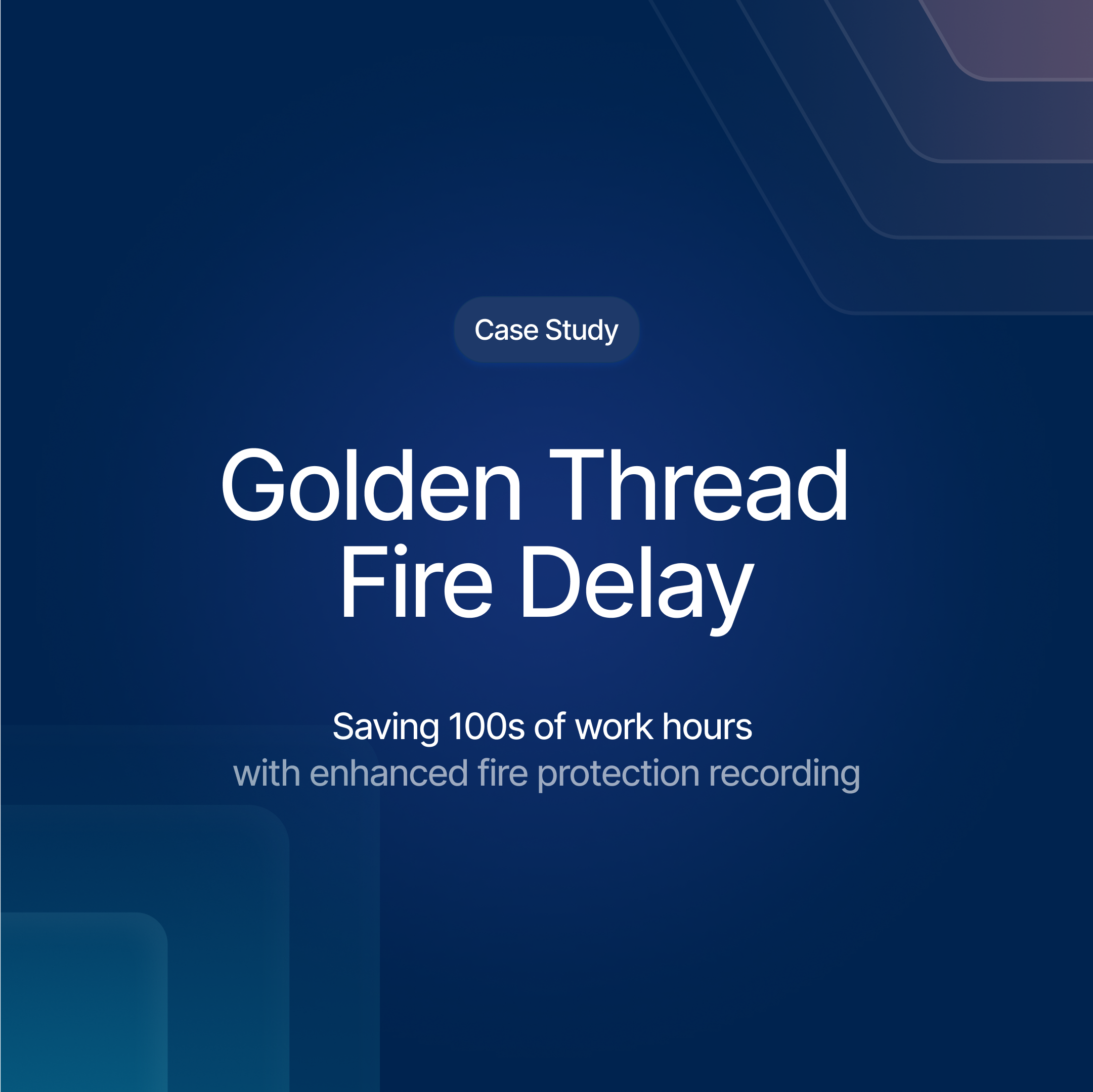 Golden Thread Fire Delay Case Study Fire Protection Recording